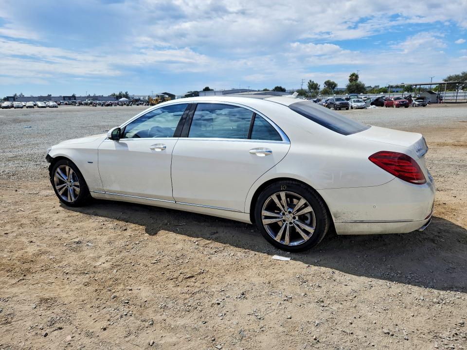 2017 Mercedes-benz S-klasse VIN WDDUG6DB8HA317189 COPART salvage auction — FRONT END, Ca - Salvage Certificate, sold $10,600 on 2026-08-18 (photo 2)