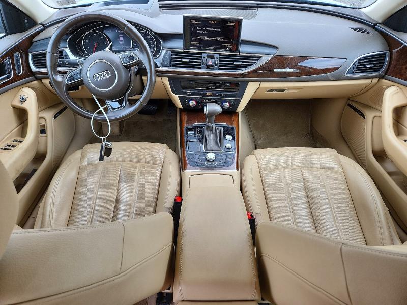 2015 Audi A6 VIN WAUHGAFC5FN004690 COPART salvage auction — FRONT END, Va - Cert Of Title - Salvage, sold $5,300 on 2026-07-29 (photo 8)