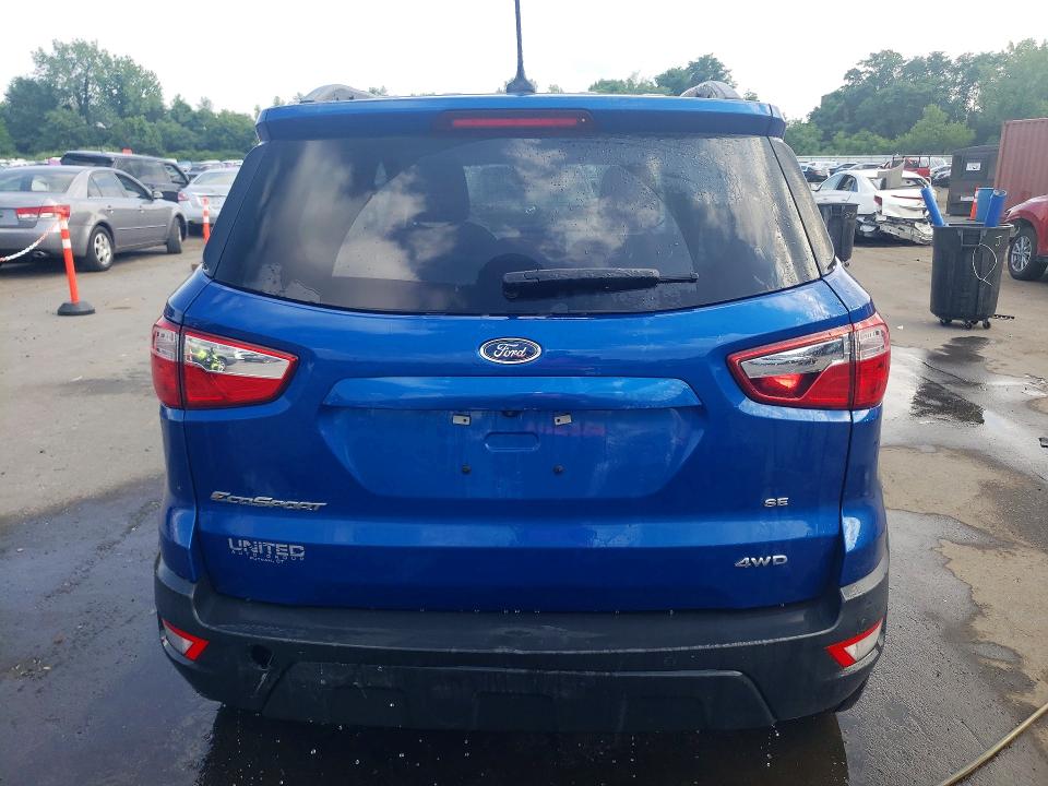 2021 Ford Ecosport VIN MAJ6S3GL9MC405838 COPART salvage auction — FRONT END, Ct - Cert Of Title-Salvage, sold $675 on 2026-07-31 (photo 6)
