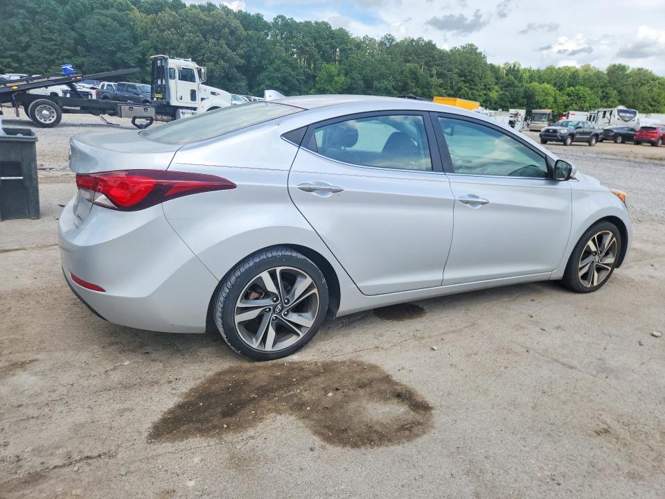 2015 Hyundai Elantra VIN KMHDH4AE1FU326883 COPART salvage auction — MECHANICAL, Ms - Certificate Of Title, sold $950 on 2026-07-31 (photo 3)