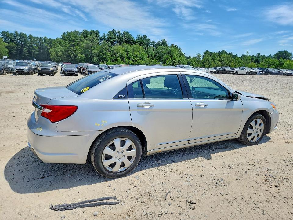2012 Chrysler 200 VIN 1C3CCBAB0CN100885 COPART salvage auction — FRONT END, Ma - Cert Of Title-Reconstrctd Coll, sold $325 on 2026-07-23 (photo 3)