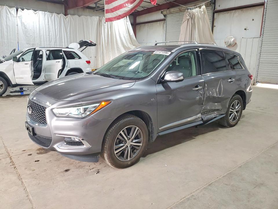 2019 Infiniti Qx60 VIN 5N1DL0MM7KC569155 COPART salvage auction — SIDE, Ny - Mv-907A Salvage Certificate, sold $7,600 on 2026-08-26 (photo 1)