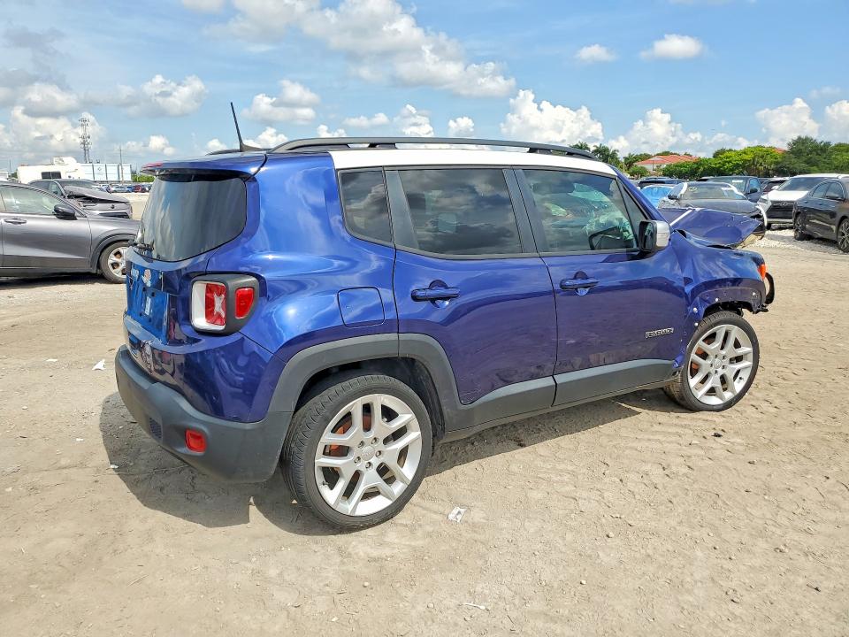 2021 Jeep Renegade VIN ZACNJCBB7MPM43262 COPART salvage auction — FRONT END, Fl - Certificate Of Destruction, sold $2,350 on 2026-07-27 (photo 3)