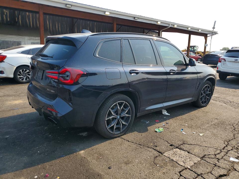 2024 BMW X3 VIN 5UX53DP08R9U38119 COPART salvage auction — MINOR DENT/SCRATCHES, Co - Salvage Title, sold $28,250 on 2026-07-28 (photo 3)