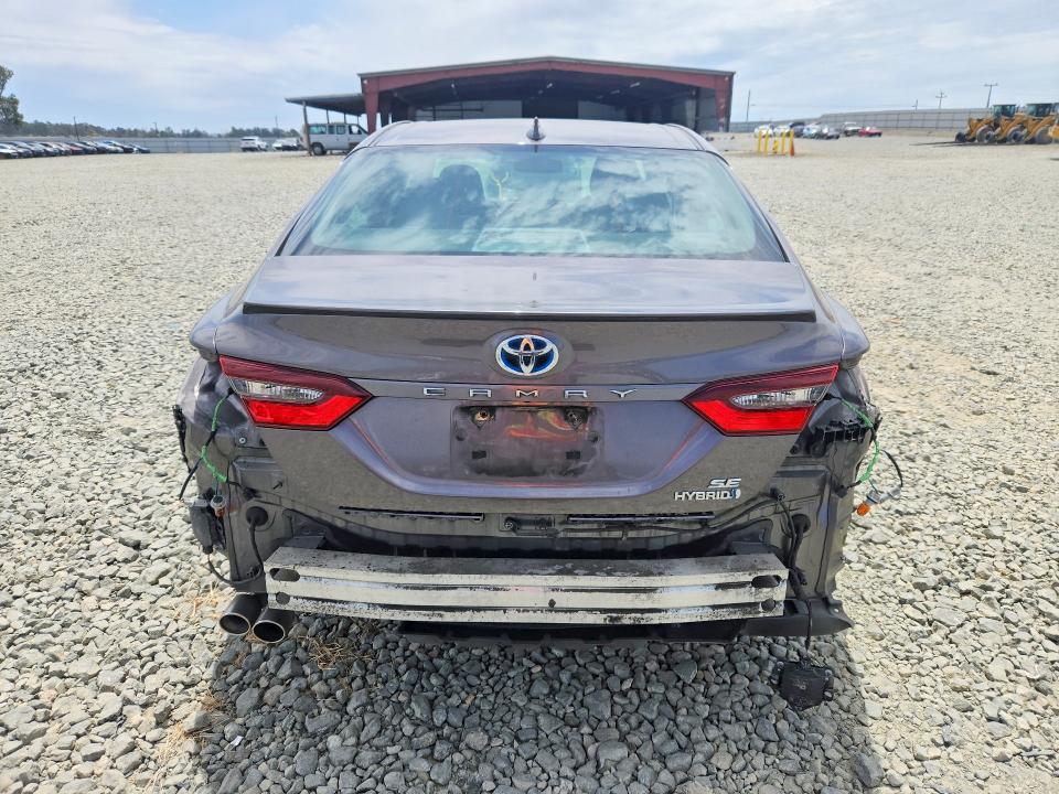 2022 Toyota Camry solara VIN 4T1S31AKXNU589821 COPART salvage auction — REAR END, Ca - Salvage Certificate, sold $7,200 on 2026-08-10 (photo 6)