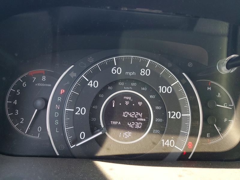 2015 Honda Cr-v VIN 5J6RM4H58FL113036 COPART salvage auction — REAR END, Nv - Salvage Title, sold $3,600 on 2026-07-30 (photo 9)