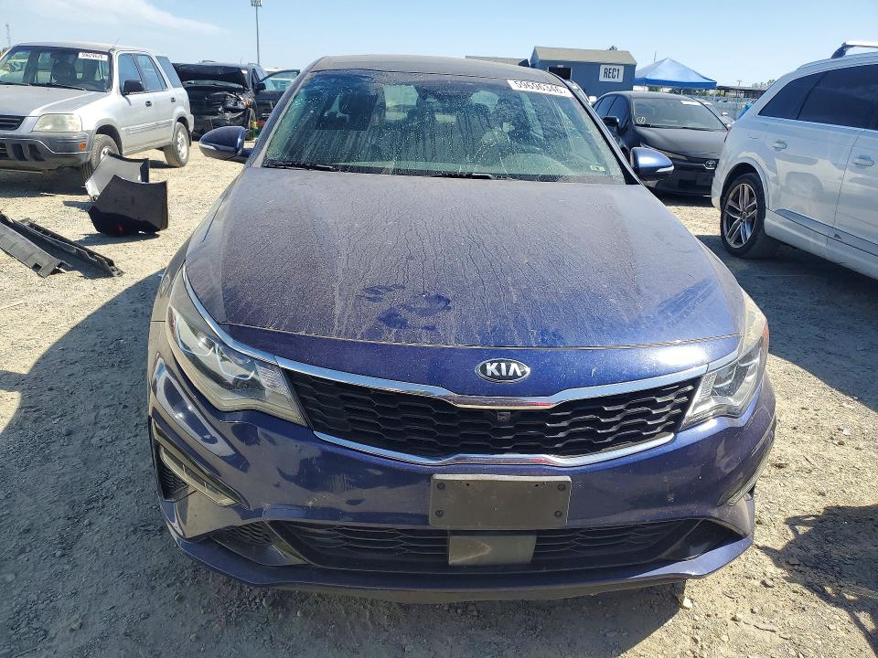 2019 Kia Optima VIN 5XXGV4L27KG292414 COPART salvage auction — REAR END, Ca - Salvage Certificate, sold $3,200 on 2026-07-09 (photo 5)