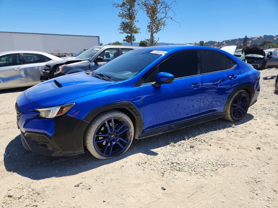 2022 Subaru Wrx VIN JF1VBAF68N9005344 COPART salvage auction — ALL OVER, CA - SALVAGE CERTIFICATE, sold $2,400 on 2026-07-21 (photo 1)