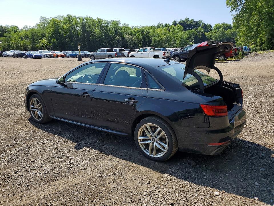 2017 Audi A4 VIN WAUDNAF42HN052230 COPART salvage auction — REAR END, NY - MV-907A SALVAGE CERTIFICATE, sold $1,450 on 2026-07-28 (photo 2)