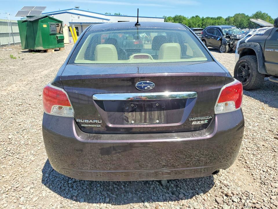2013 Subaru Impreza VIN JF1GJAK68DH020772 COPART salvage auction — FRONT END, Ny - Mv-907A Salvage Certificate, sold $500 on 2026-07-22 (photo 6)