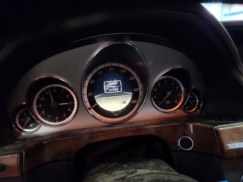 2012 Mercedes-benz E-class VIN WDDHF5KB8CA627224 COPART salvage auction — ALL OVER, VA - CERT OF TITLE - SALVAGE, sold $500 on 2026-08-14 (photo 9)
