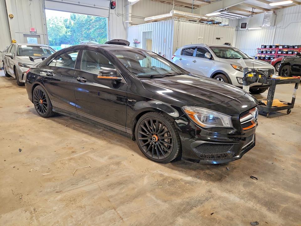 2016 Mercedes-benz Cla-klasse amg VIN WDDSJ5CB1GN354936 COPART salvage auction — HAIL, Mn - Cert Of Title-Salvage, sold $8,900 on 2026-07-16 (photo 4)