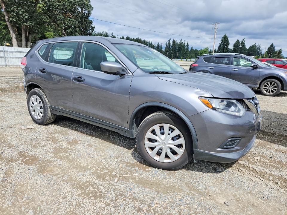 2016 Nissan Rogue VIN KNMAT2MT0GP674601 COPART salvage auction — REAR END, Wa - Bill Of Sale, sold $800 on 2026-07-28 (photo 4)