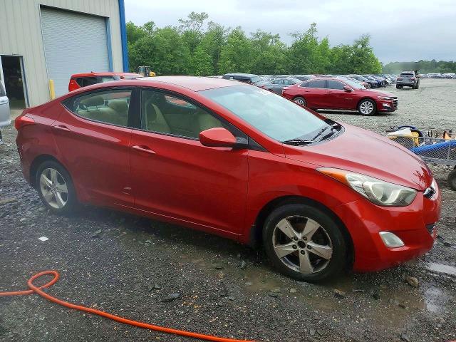 2013 Hyundai Elantra VIN KMHDH4AE7DU535915 COPART salvage auction — SIDE, WV - CERTIFICATE OF TITLE, sold $200 on 2026-07-28 (photo 4)