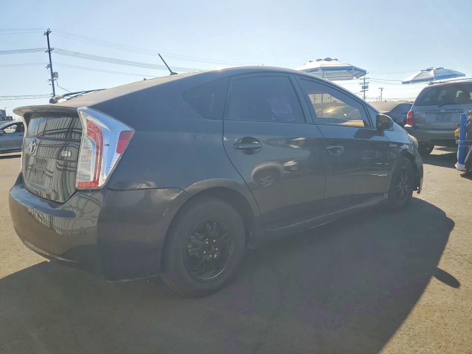 2012 Toyota Prius VIN JTDKN3DUXC1609099 COPART salvage auction — FRONT END, Ca - Salvage Certificate, sold $900 on 2026-07-27 (photo 3)