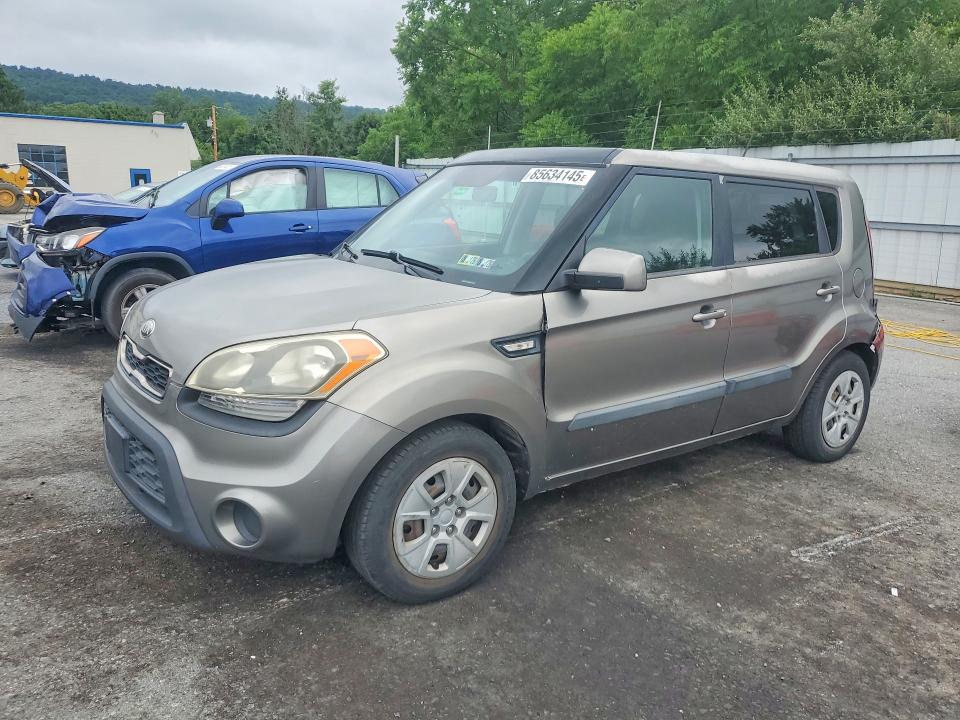 2013 Kia Soul VIN KNDJT2A59D7515982 COPART salvage auction — REAR END, PA - CERTIFICATE OF SALVAGE, sold $200 on 2026-07-28 (photo 1)