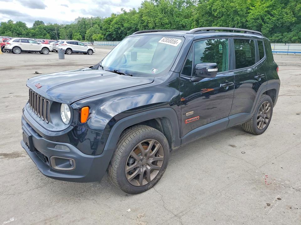 2016 Jeep Renegade VIN ZACCJBBTXGPC91446 COPART salvage auction — FRONT END, Pa - Certificate Of Salvage, sold $2,100 on 2026-08-20 (photo 1)