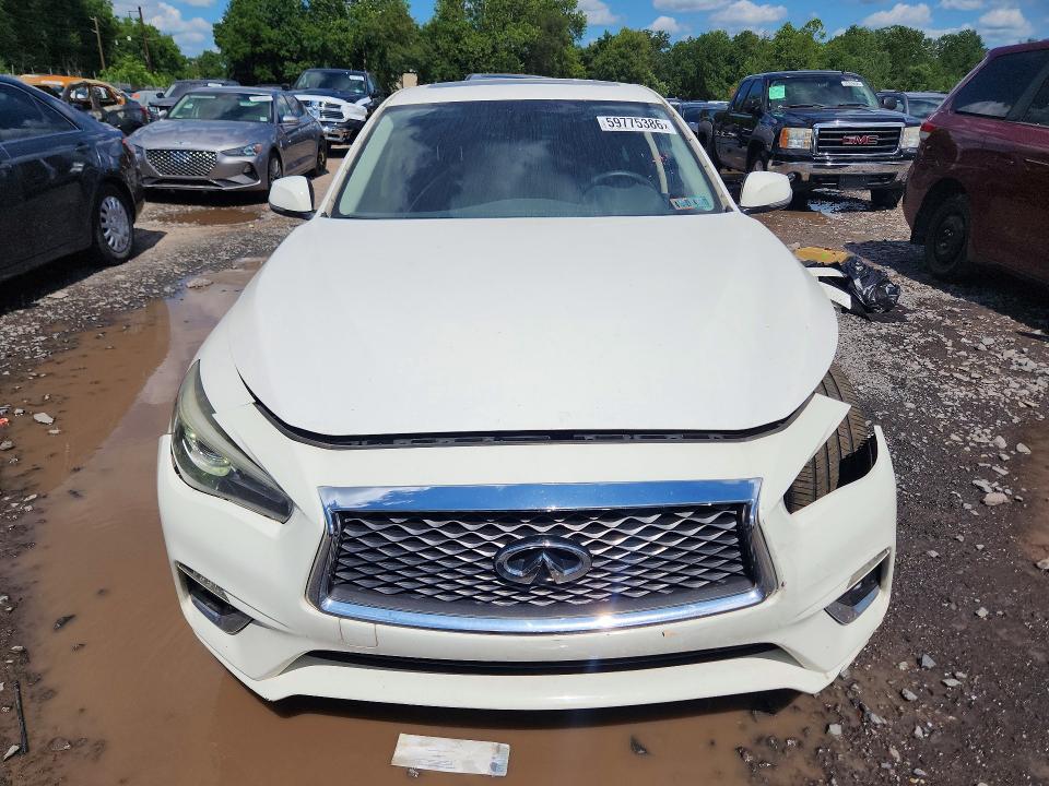 2018 Infiniti Q50 VIN JN1EV7AR8JM440638 COPART salvage auction — VANDALISM, Pa - Certificate Of Salvage, sold $15 on 2026-07-29 (photo 5)