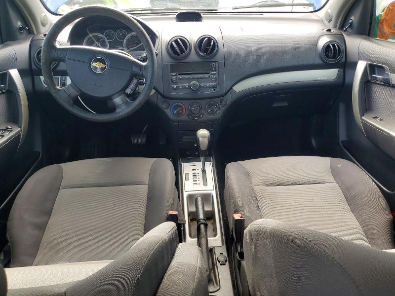 2009 Chevrolet Aveo VIN KL1TD66E89B356714 COPART salvage auction — FRONT END, FL - CERT OF TITLE SLVG REBUILDABLE, sold $375 on 2026-07-14 (photo 8)