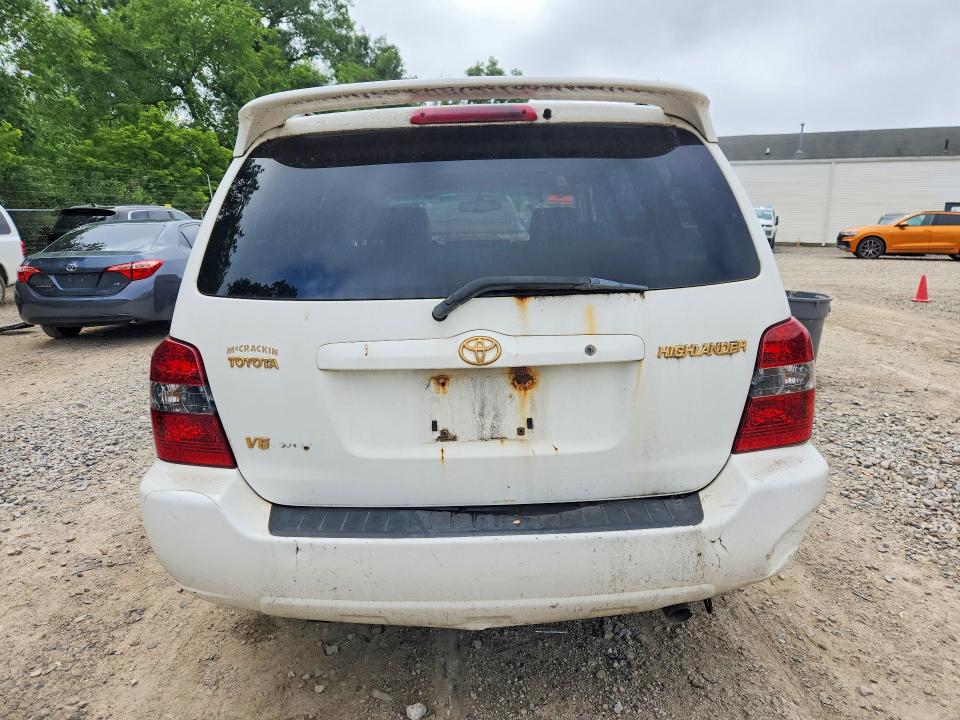 2006 Toyota Highlander VIN JTEEP21A060158878 COPART salvage auction — FRONT END, OH - CERT OF TITLE-SALVAGE, sold $925 on 2026-07-15 (photo 6)