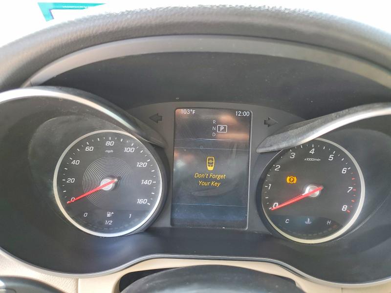 2022 Mercedes-benz Glc VIN W1N0G8DB5NV399805 COPART salvage auction — FRONT END, Tx - Salvage Vehicle Title, sold $10,000 on 2026-07-28 (photo 9)