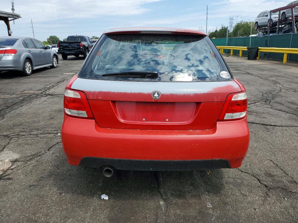 2005 Saab VIN JF4GG61655G054224 COPART salvage auction — REAR END, Co - Public - Salvage Title, sold $500 on 2026-08-06 (photo 6)