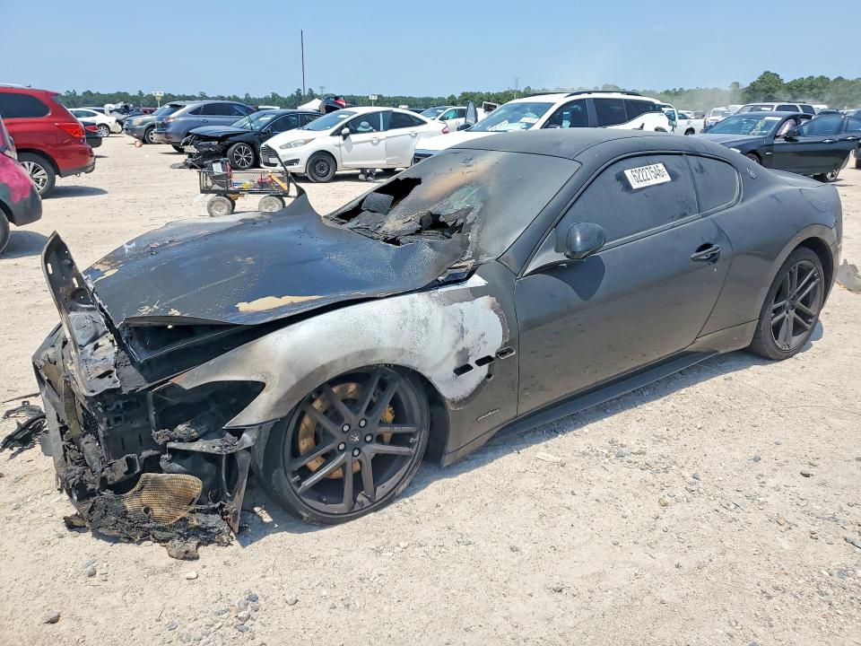 2017 Maserati Granturismo VIN ZAM45VLA5H0221072 COPART salvage auction — Burn Engine, TX - NONREPAIRABLE TITLE (P), sold $2,700 on 2026-07-31 (photo 1)