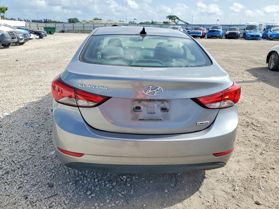2014 Hyundai Elantra VIN KMHDH4AE6EU138942 COPART salvage auction — FRONT END, Salvage Title, sold $15 on 2026-07-22 (photo 6)
