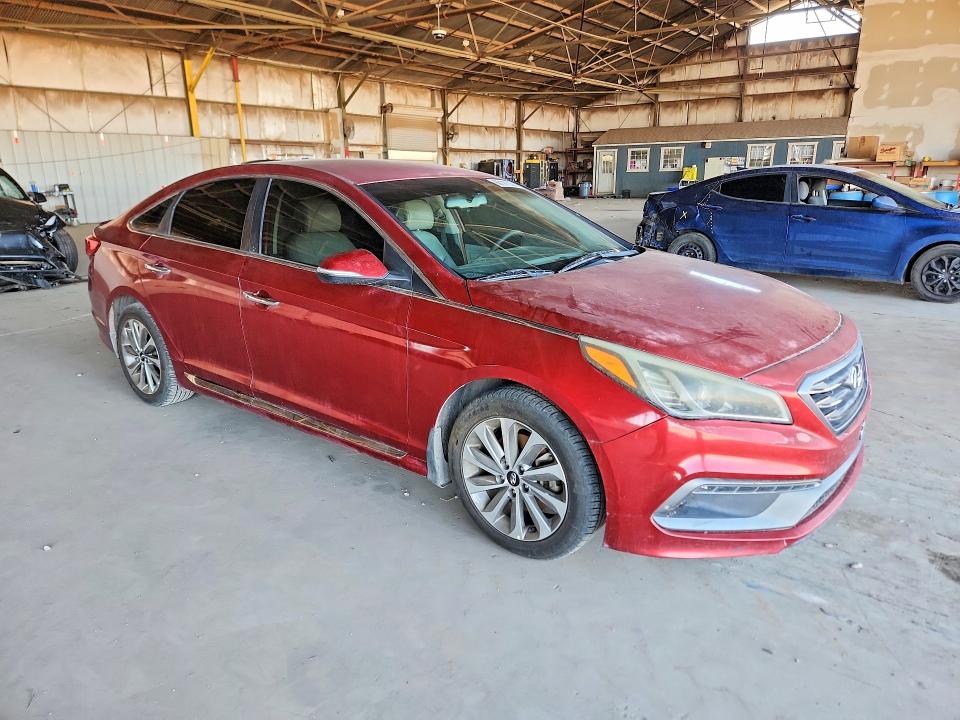 2016 Hyundai Sonata VIN 5NPE34AF1GH419821 COPART salvage auction — MECHANICAL, Az - Certificate Of Title, sold $1,200 on 2026-07-29 (photo 4)