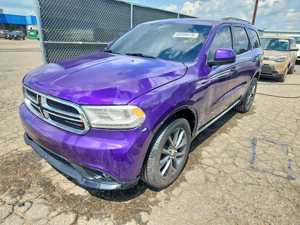 2014 Dodge Durango VIN 1C4RDJAG5EC428679 COPART salvage auction — MINOR DENT/SCRATCHES, Mi - Certificate Of Title, sold $975 on 2026-07-31 (photo 1)