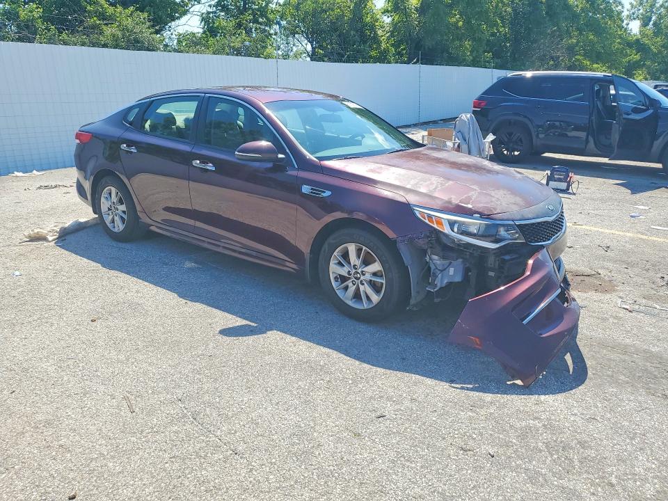 2016 Kia Optima VIN 5XXGT4L34GG107340 COPART salvage auction — FRONT END, Mo - Certificate Of Title, sold $750 on 2026-07-24 (photo 4)