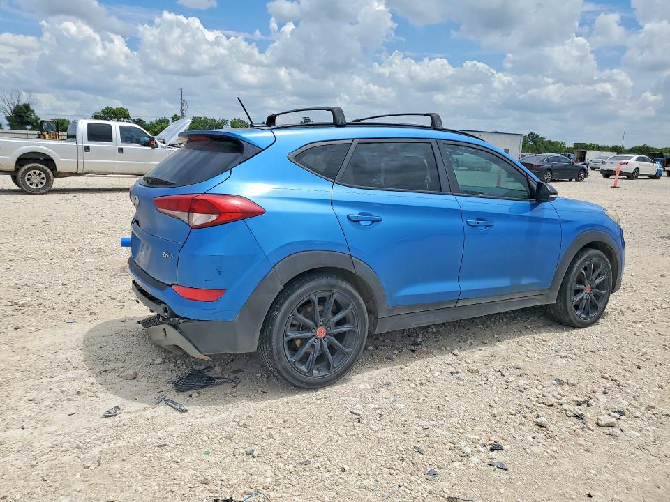 2017 Hyundai Tucson VIN KM8J33A28HU482262 COPART salvage auction — REAR END, TX - SALVAGE VEHICLE TITLE (P), sold $2,450 on 2026-07-23 (photo 3)