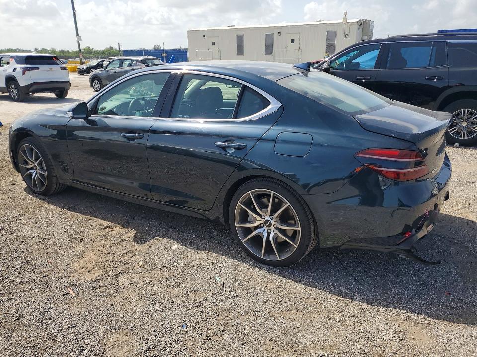 2025 Genesis G70 VIN KMTG34SC1SU149745 COPART salvage auction — MINOR DENT/SCRATCHES, Co - Certificate Of Title (P), sold $18,300 on 2026-07-15 (photo 2)