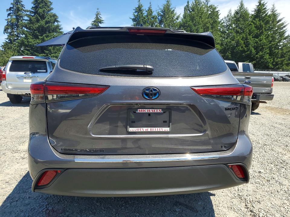 2023 Toyota Highlander VIN 5TDZARAH2PS525632 COPART salvage auction — FRONT END, WA - BILL OF SALE, sold $14,000 on 2026-07-17 (photo 6)