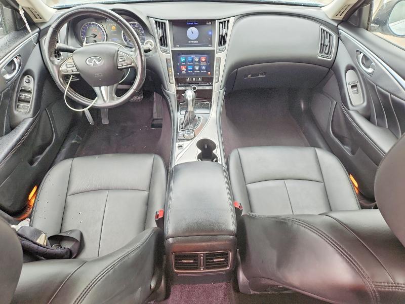 2016 Infiniti Q50 VIN JN1CV7AP4GM200873 COPART salvage auction — FRONT END, TX - SALVAGE VEHICLE TITLE (P), sold $475 on 2026-07-16 (photo 8)