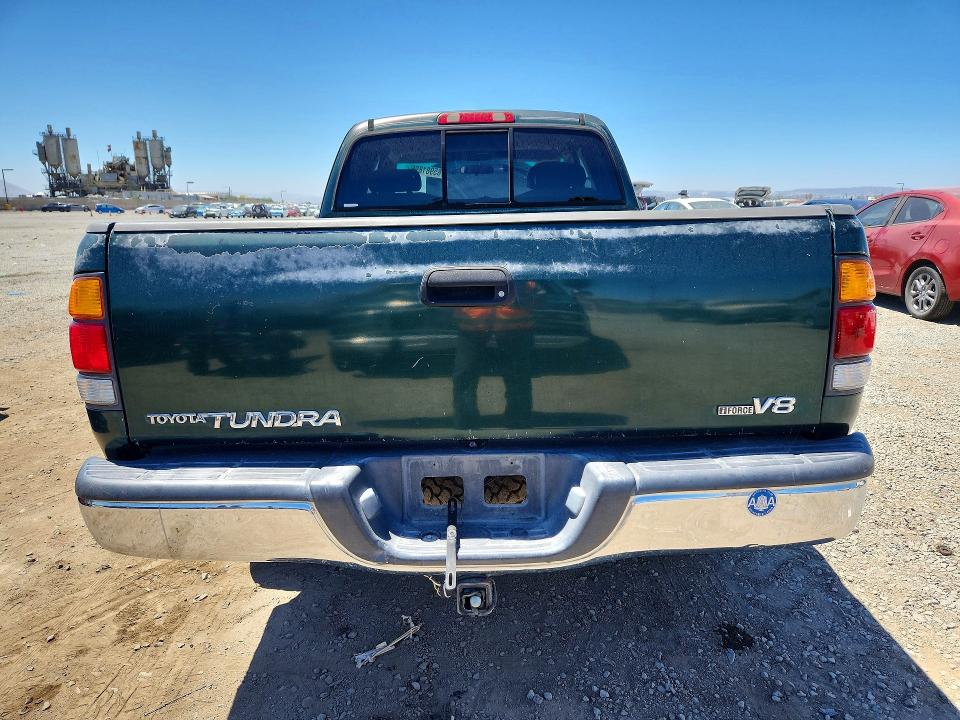 2001 Toyota Tundra VIN 5TBRT38121S141981 COPART salvage auction — FRONT END, Ca - Salvage Certificate, sold $1,550 on 2026-07-24 (photo 6)