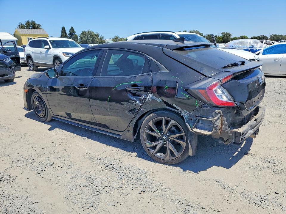 2017 Honda Civic VIN SHHFK7H42HU418849 COPART salvage auction — REAR END, Ca - Salvage Certificate, sold $3,850 on 2026-07-16 (photo 2)