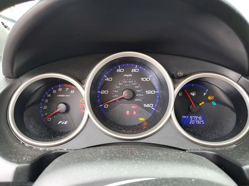 2008 Honda Fit VIN JHMGD37488S005491 COPART salvage auction — ROOF, Ny - Mv-907A Salvage Certificate, sold $225 on 2026-07-20 (photo 9)