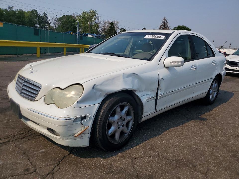 2003 Mercedes-benz C class VIN WDBRF61J23A436541 COPART salvage auction — FRONT END, Co - Salvage Title, sold $350 on 2026-07-14 (photo 1)