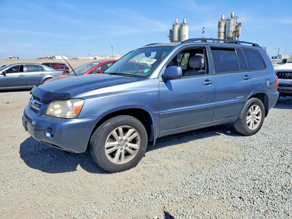2006 Toyota Highlander hybrid VIN JTEDW21A760016462 COPART salvage auction — STRIPPED, Ca - Dis/Dlr/Exp Only Clean Title, sold $350 on 2026-07-31 (photo 1)