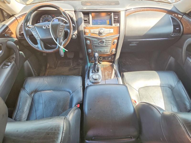 2013 Infiniti Qx56 VIN JN8AZ2NC5D9330599 COPART salvage auction — HAIL, Ab - Bos - Active, sold $2,250 on 2026-07-15 (photo 8)
