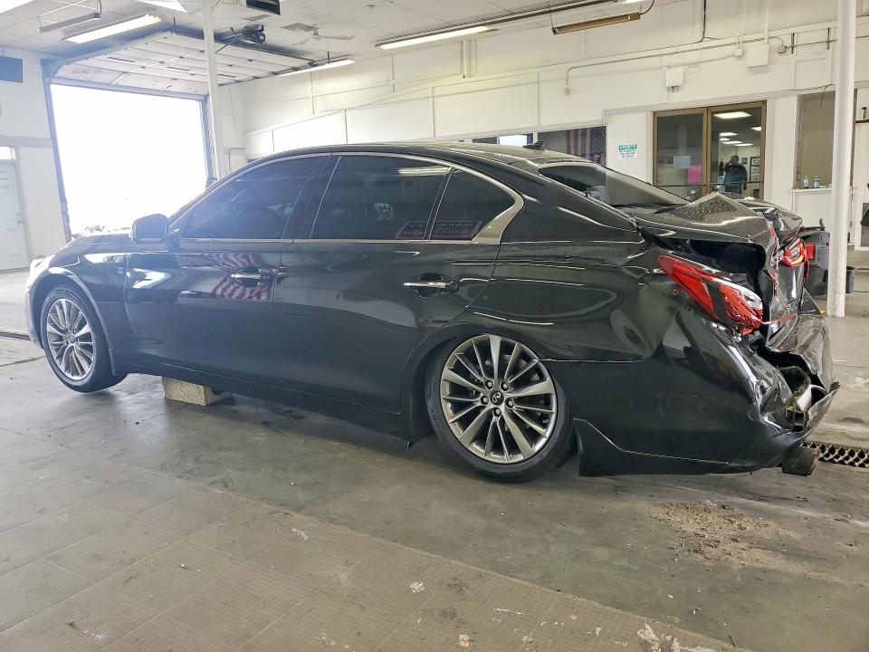 2018 Infiniti Q50 VIN JN1EV7AR2JM433698 COPART salvage auction — REAR END, Wa - Bill Of Sale, sold $3,100 on 2026-07-10 (photo 2)
