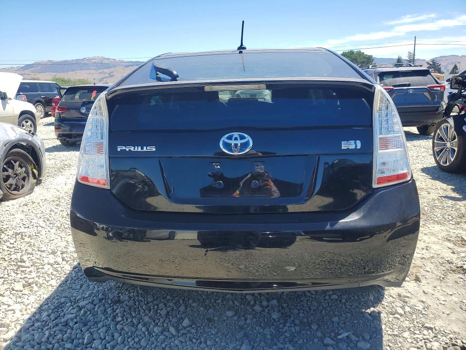 2011 Toyota Prius VIN JTDKN3DU6B0257174 COPART salvage auction — VANDALISM, Ca - Salvage Certificate, sold $625 on 2026-07-14 (photo 6)