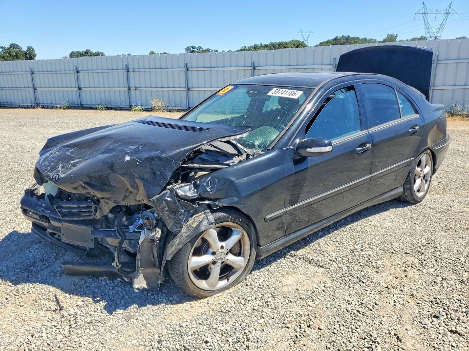 2005 Mercedes-benz C-klasse VIN WDBRF40J05F720942 COPART salvage auction — FRONT END, Ca - Salvage Certificate, sold $50 on 2026-07-31 (photo 1)