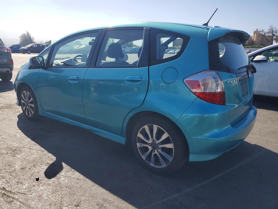 2013 Honda Fit VIN JHMGE8H55DC015353 COPART salvage auction — FRONT END, Ca - Salvage Certificate, sold $1,100 on 2026-07-16 (photo 2)