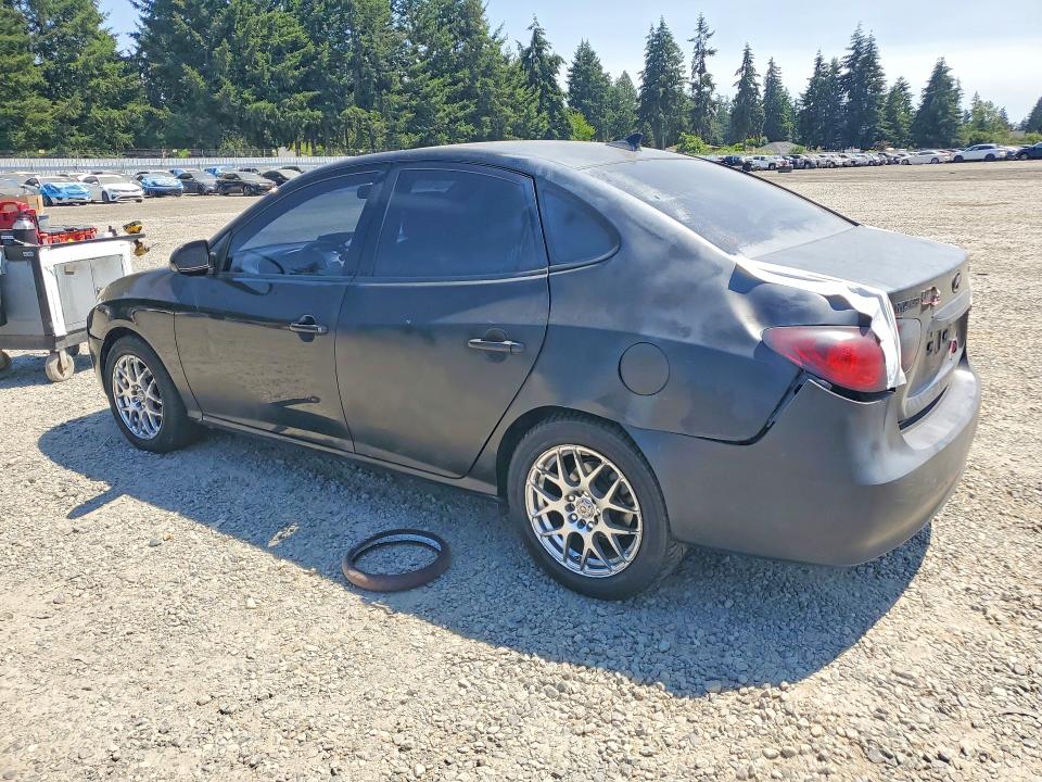 2010 Hyundai Elantra VIN KMHDU4AD0AU888995 COPART salvage auction — REAR END, WA - BILL OF SALE, sold $275 on 2026-07-31 (photo 2)