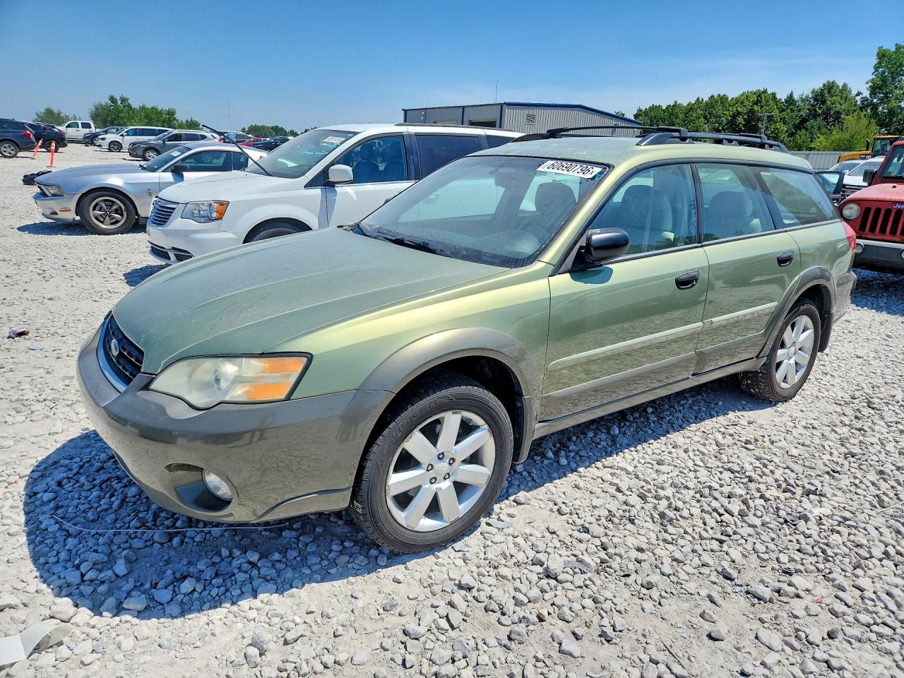 2007 Subaru Outback VIN 4S4BP61C977304716 COPART salvage auction — Rear End, MI - DEALER ONLY CLEAN TITLE, sold $650 on 2026-09-03 (photo 1)