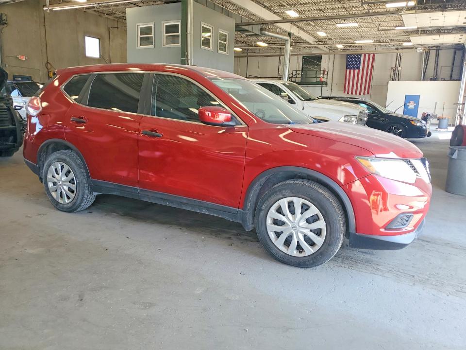 2016 Nissan Rogue VIN KNMAT2MT4GP602414 COPART salvage auction — MINOR DENT/SCRATCHES, Salvage Title, sold $3,050 on 2026-07-21 (photo 4)