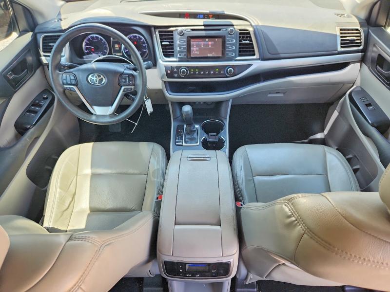 2019 Toyota Highlander VIN 5TDZZRFH2KS336134 COPART salvage auction — HAIL, Ar - Cert Of Title-Salvage, sold $5,600 on 2026-07-29 (photo 8)