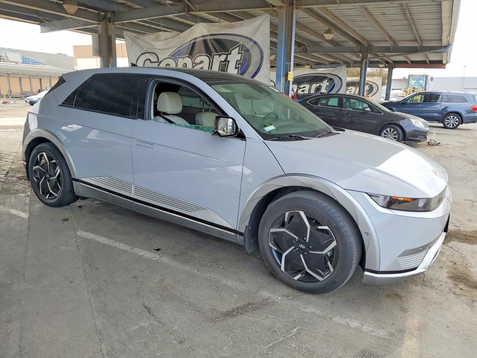 2023 Hyundai Ioniq 5 VIN KM8KR4AE8PU209081 COPART salvage auction — BURN, Ca - Salvage Certificate, sold $15 on 2026-07-30 (photo 4)